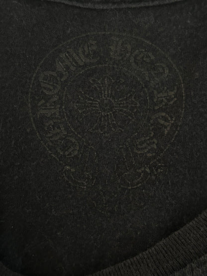Chrome Hearts Black & White Spiral Logo T-Shirt