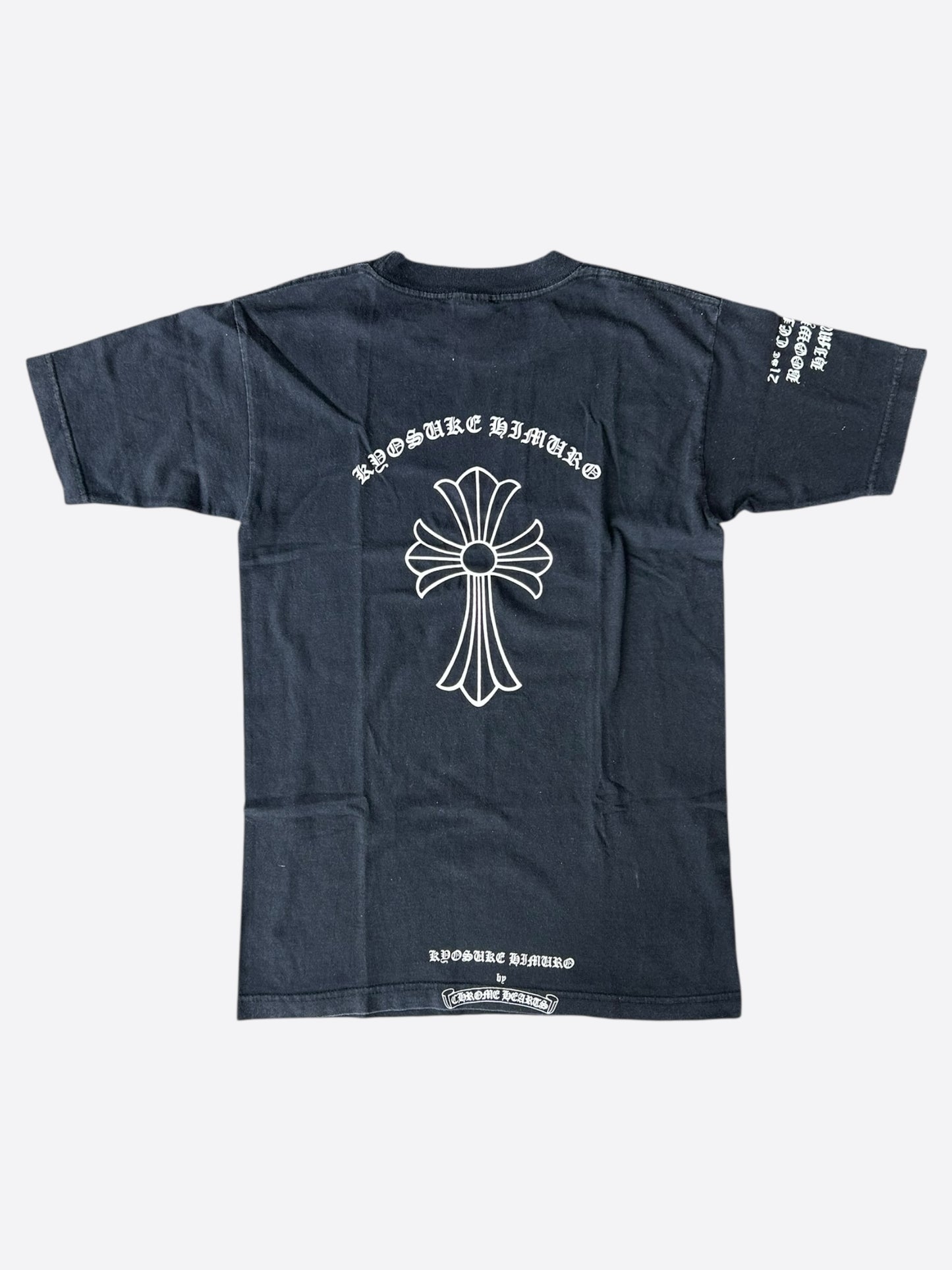Chrome Hearts Kyosuke Himuro Black & White Cross Logo T-Shirt