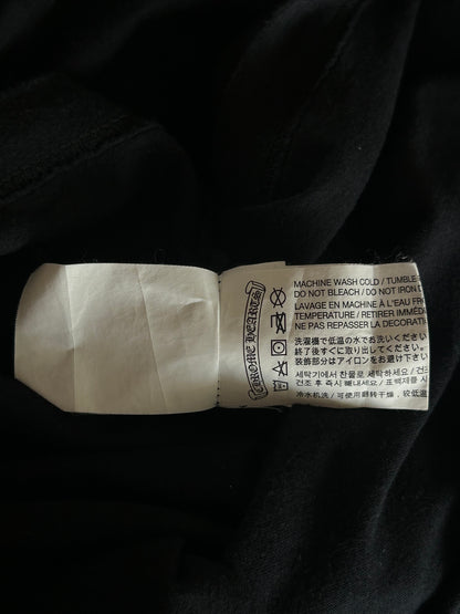 Chrome Hearts Black & White Dagger Logo T-Shirt