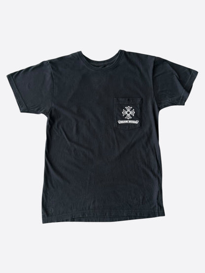 Chrome Hearts Black & White Dagger Logo T-Shirt
