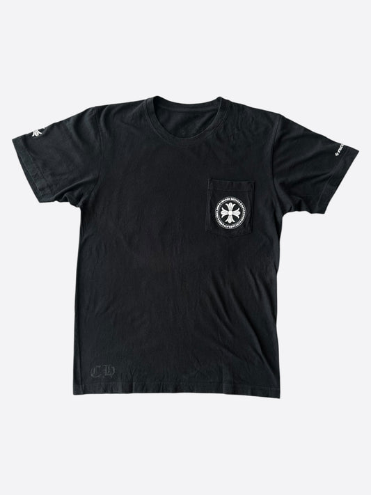 Chrome Hearts Black & White Cross Logo T-Shirt