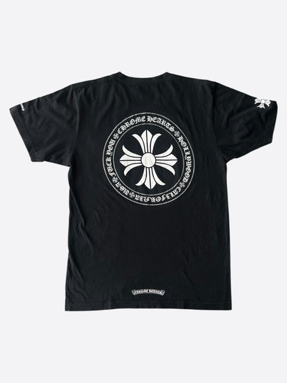 Chrome Hearts Black & White Cross Logo T-Shirt