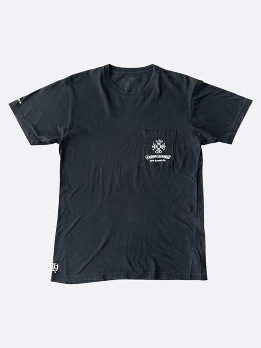 Chrome Hearts Black & White Los Angeles Exclusive Cross Logo T-Shirt