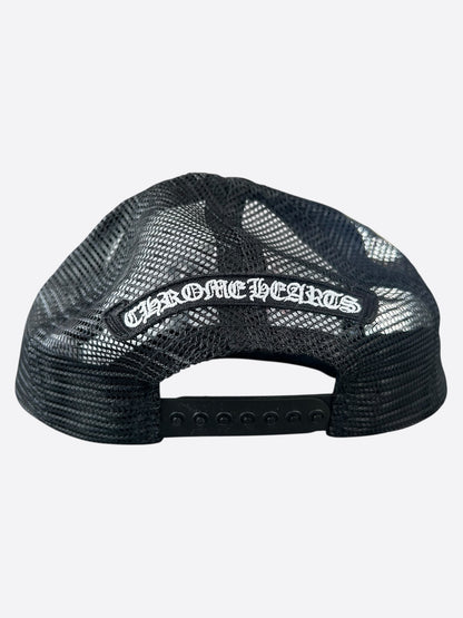 Chrome Hearts Black USA Triple Cross Patch Hat