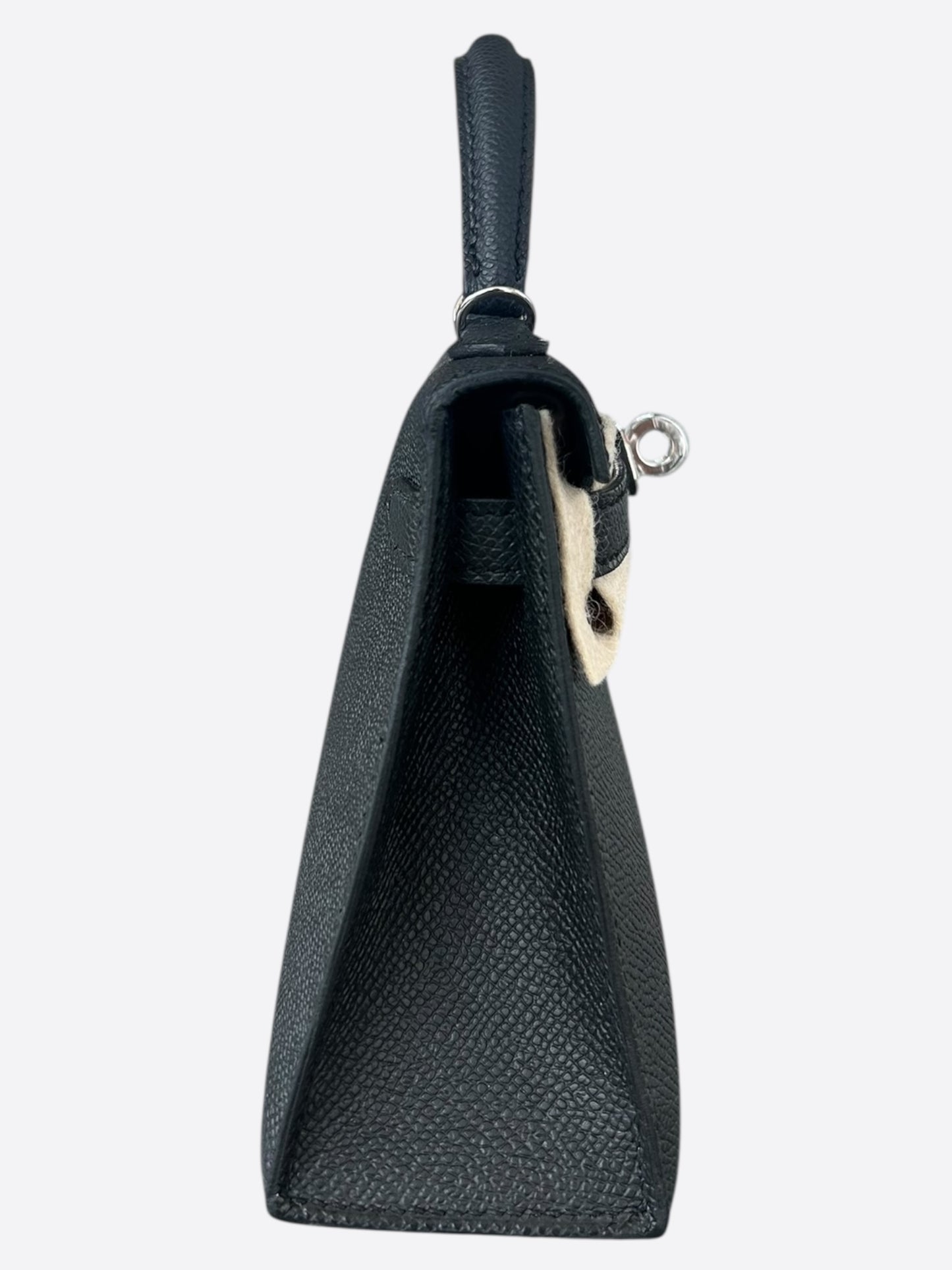 Hermes Black Epsom Mini Kelly 20