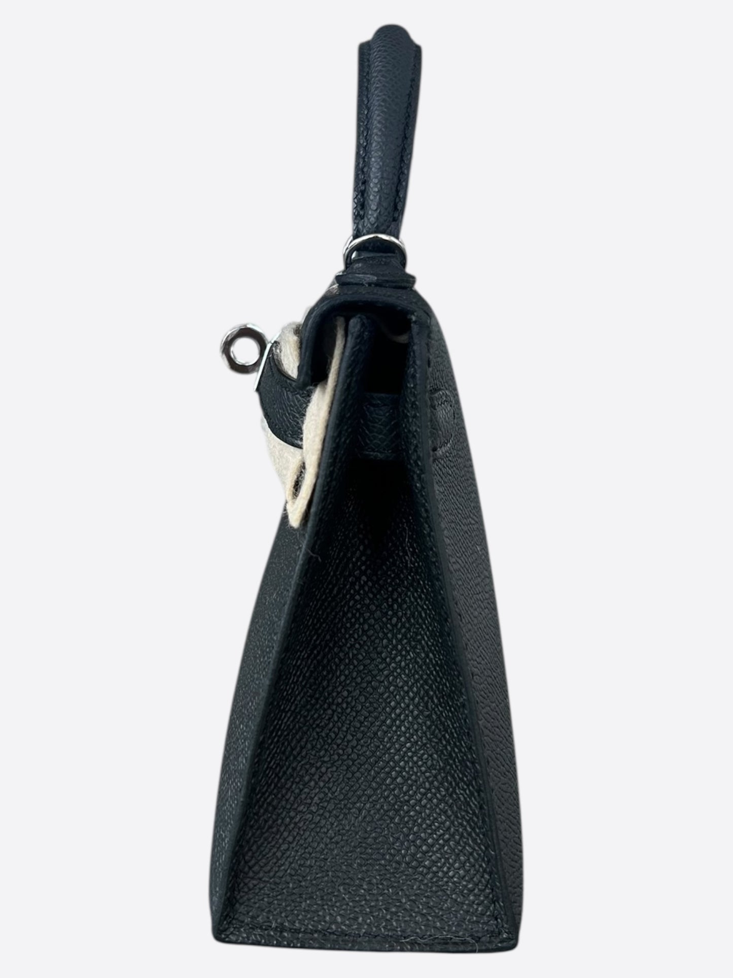 Hermes Black Epsom Mini Kelly 20