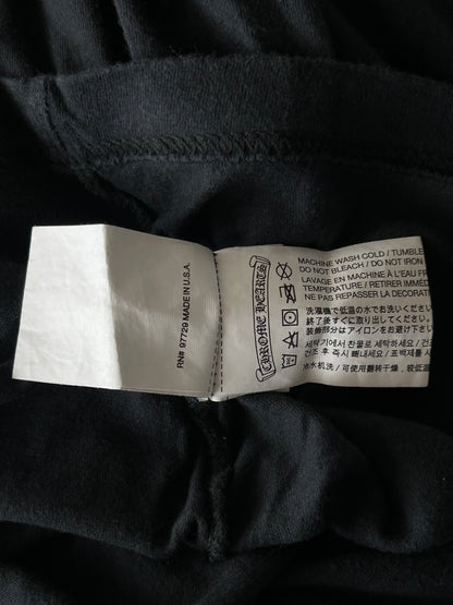 Chrome Hearts Black & White Cemetery Cross Logo T-Shirt