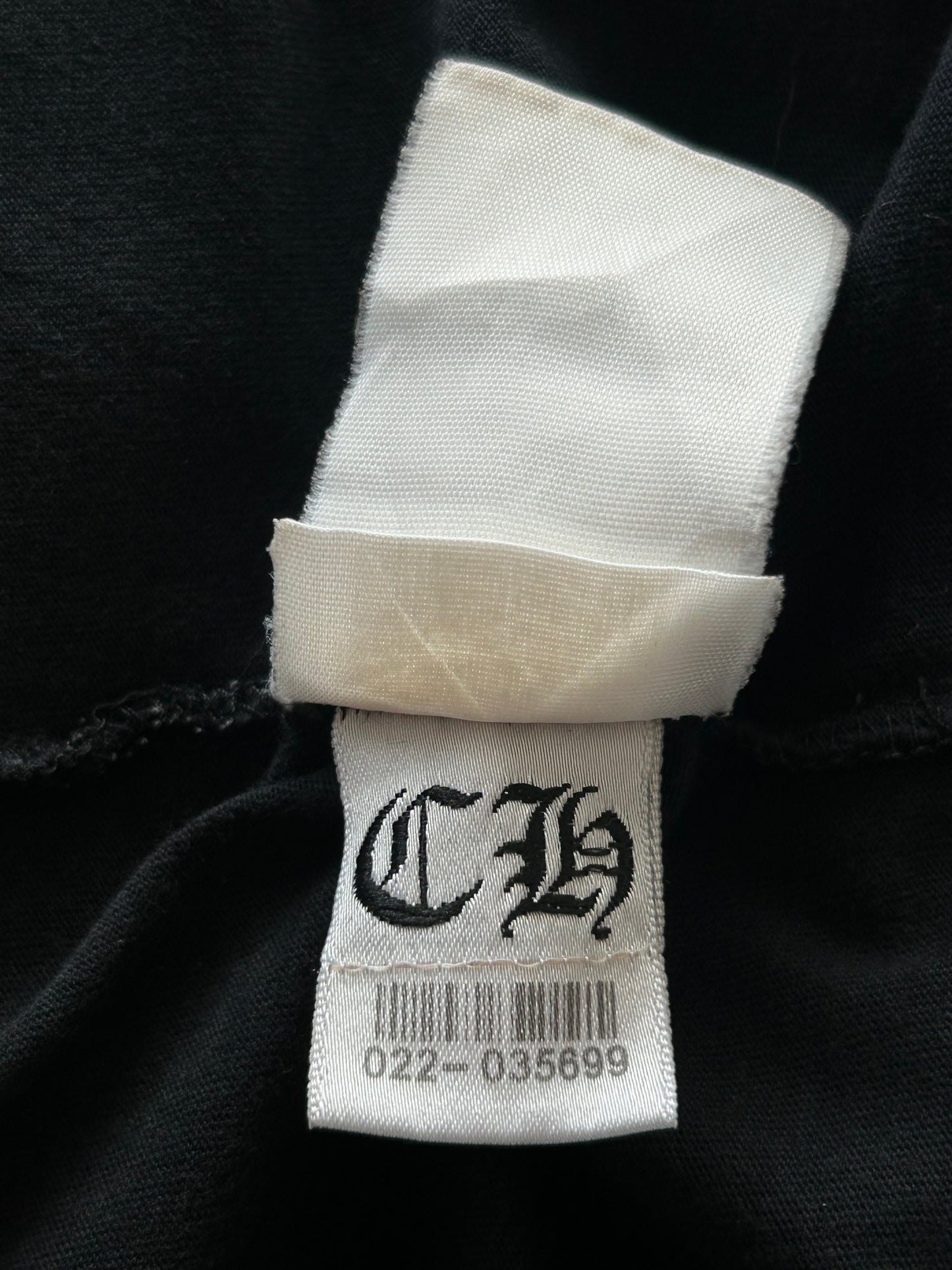 Chrome Hearts Black & White Cemetery Cross Logo T-Shirt