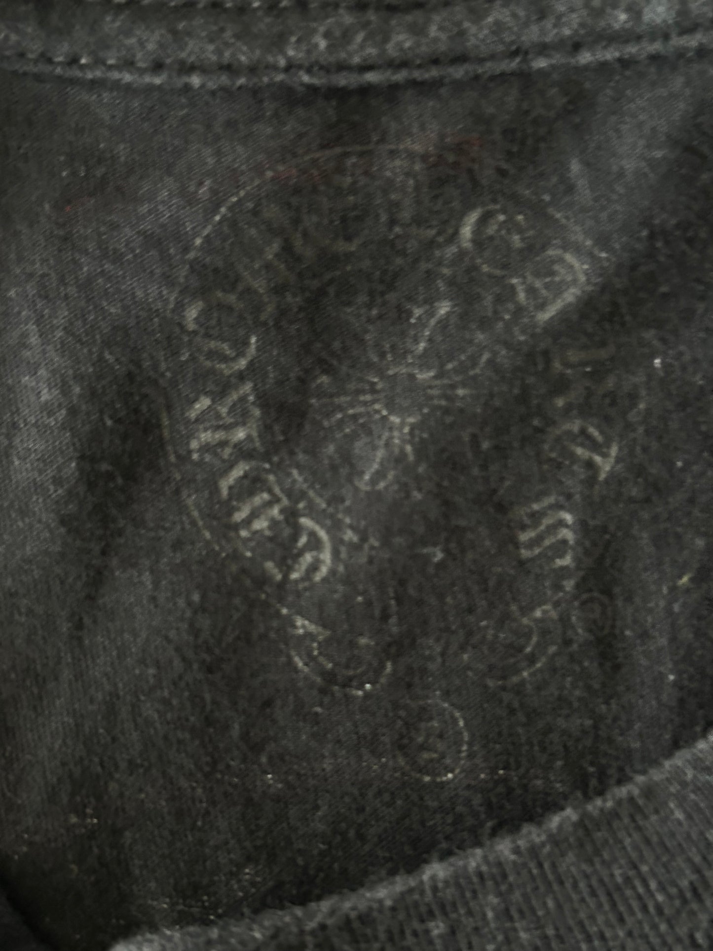 Chrome Hearts Black Gradient Dagger Logo T-Shirt