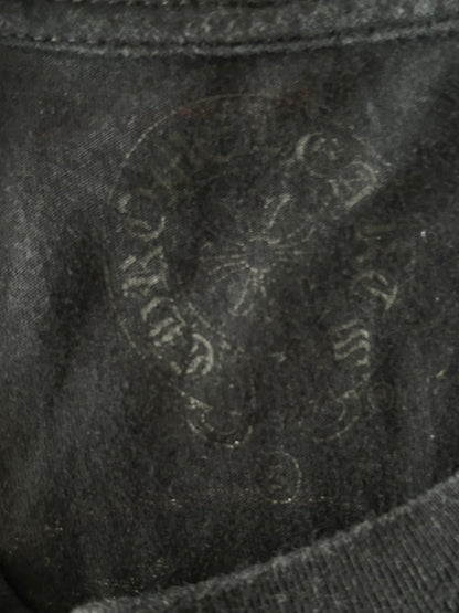 Chrome Hearts Black Gradient Dagger Logo T-Shirt