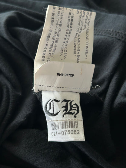 Chrome Hearts Black Gradient Dagger Logo T-Shirt