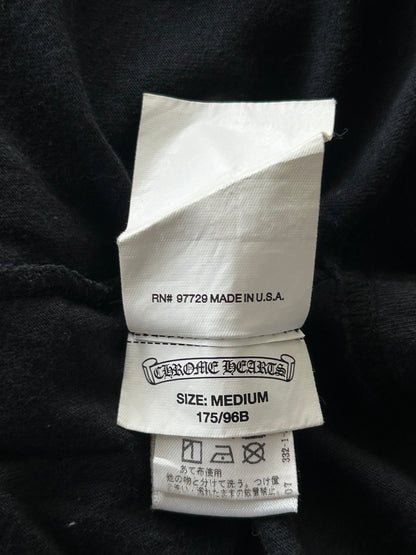 Chrome Hearts Black & White Cemetery Cross Logo T-Shirt