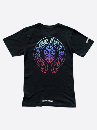 Chrome Hearts Black Gradient Dagger Logo T-Shirt