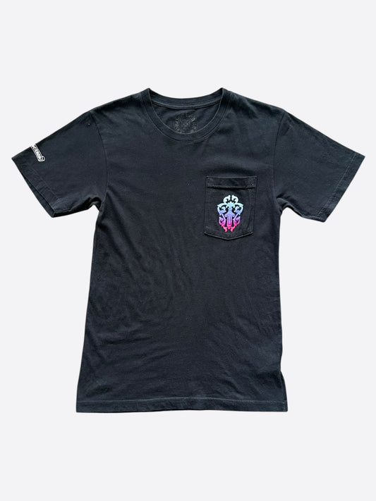 Chrome Hearts Black Gradient Dagger Logo T-Shirt