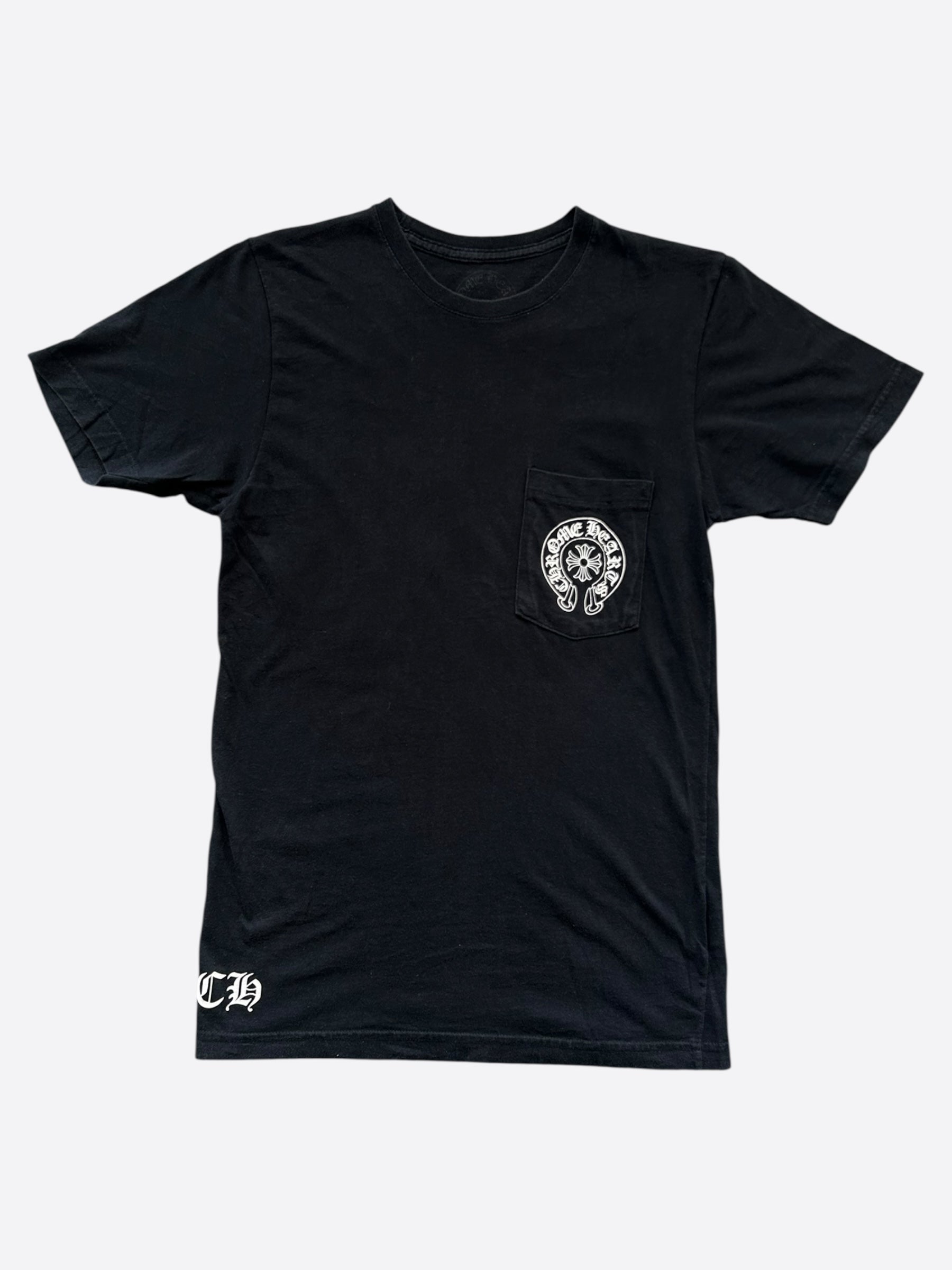 Chrome Hearts Black & White Cross Logo T-Shirt – Savonches