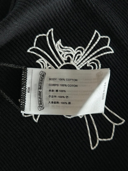 Chrome Hearts Black & White Cross Tank Top