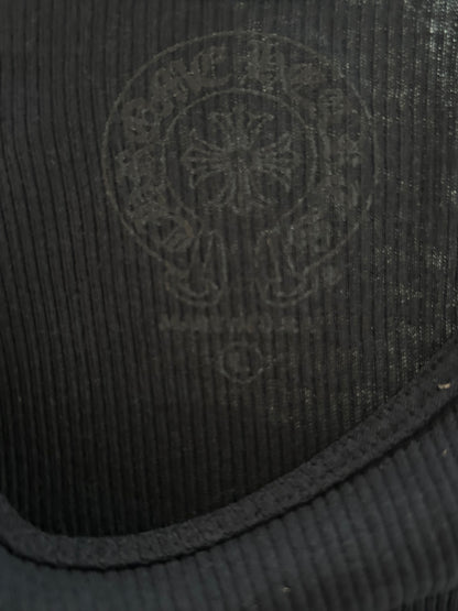 Chrome Hearts Black & White Cross Tank Top