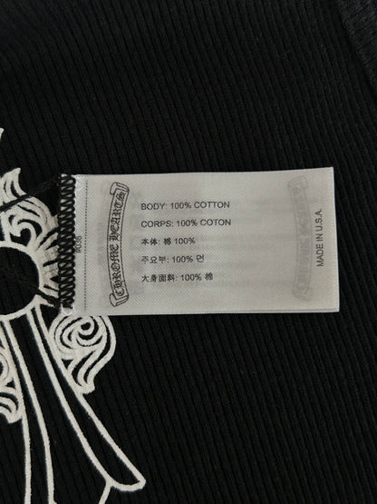 Chrome Hearts Black & White Cross Tank Top