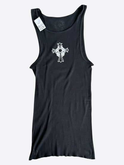Chrome Hearts Black & White Cross Tank Top