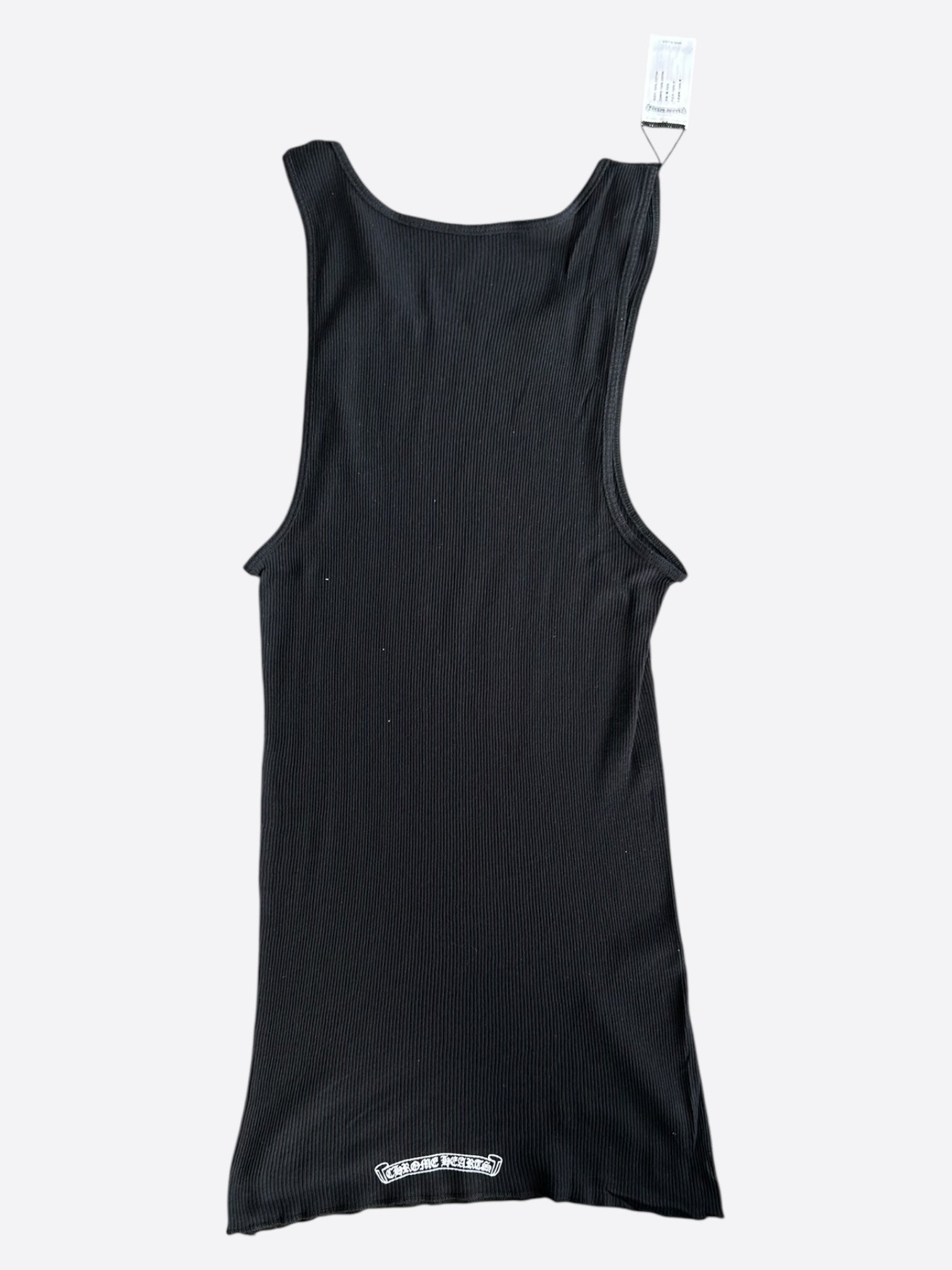 Chrome Hearts Black & White Cross Tank Top – Savonches