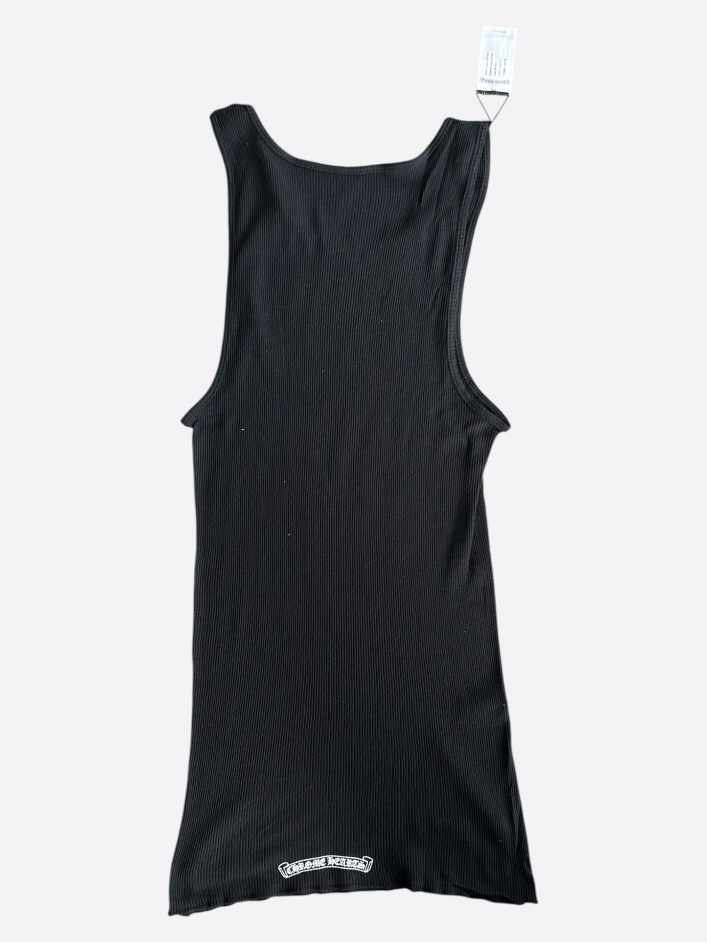 Chrome Hearts Black & White Cross Tank Top
