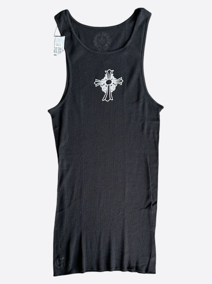 Chrome Hearts Black & White Cross Tank Top