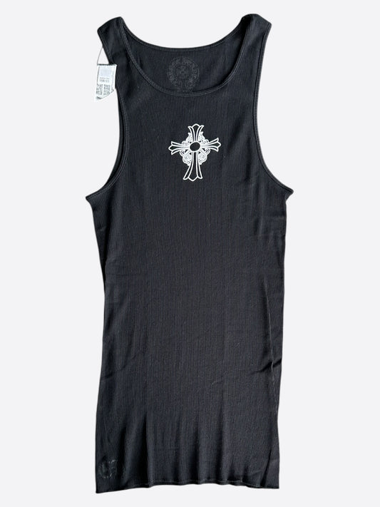 Chrome Hearts Black & White Cross Tank Top