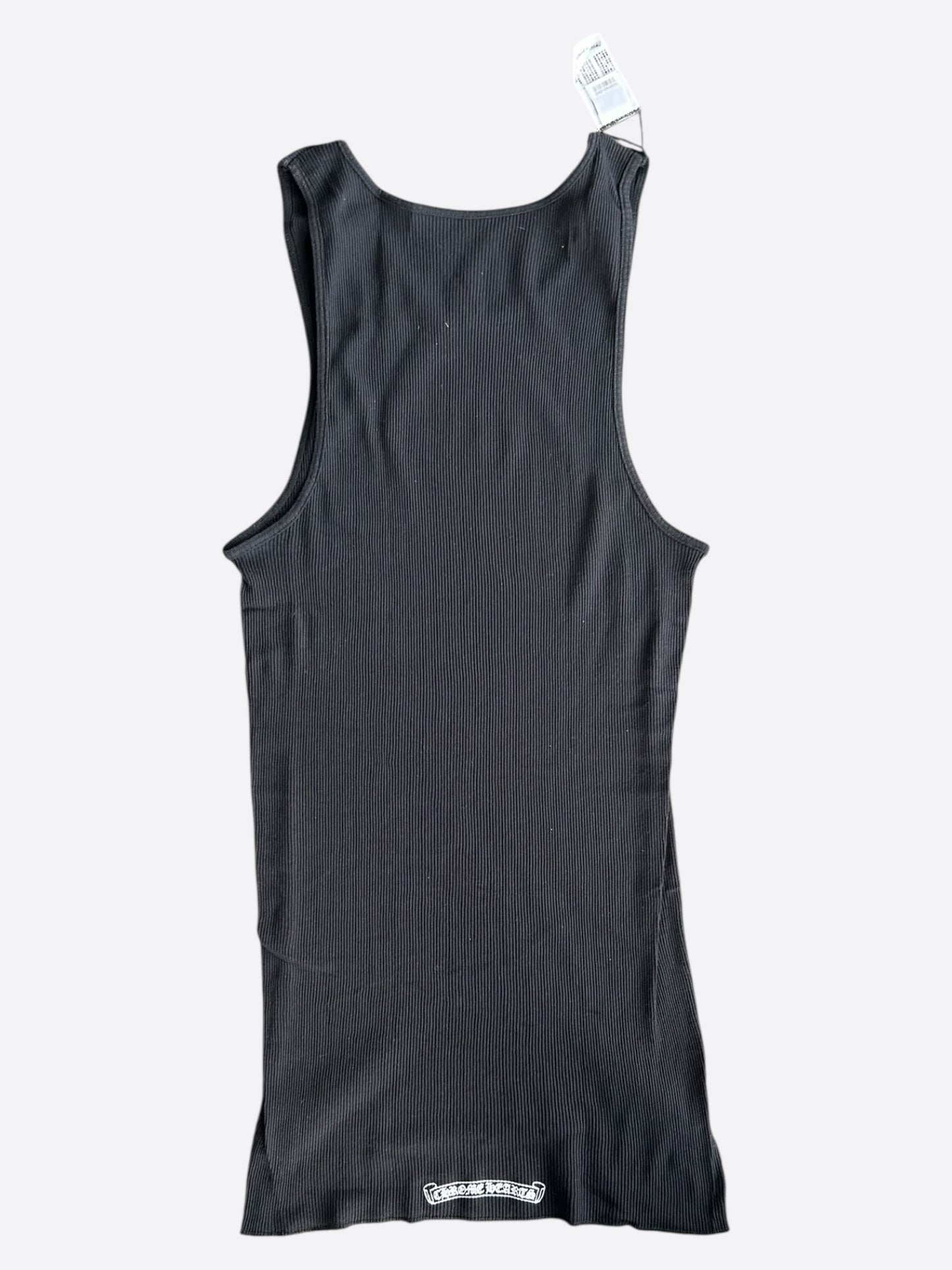 Chrome Hearts Black & White Cross Tank Top