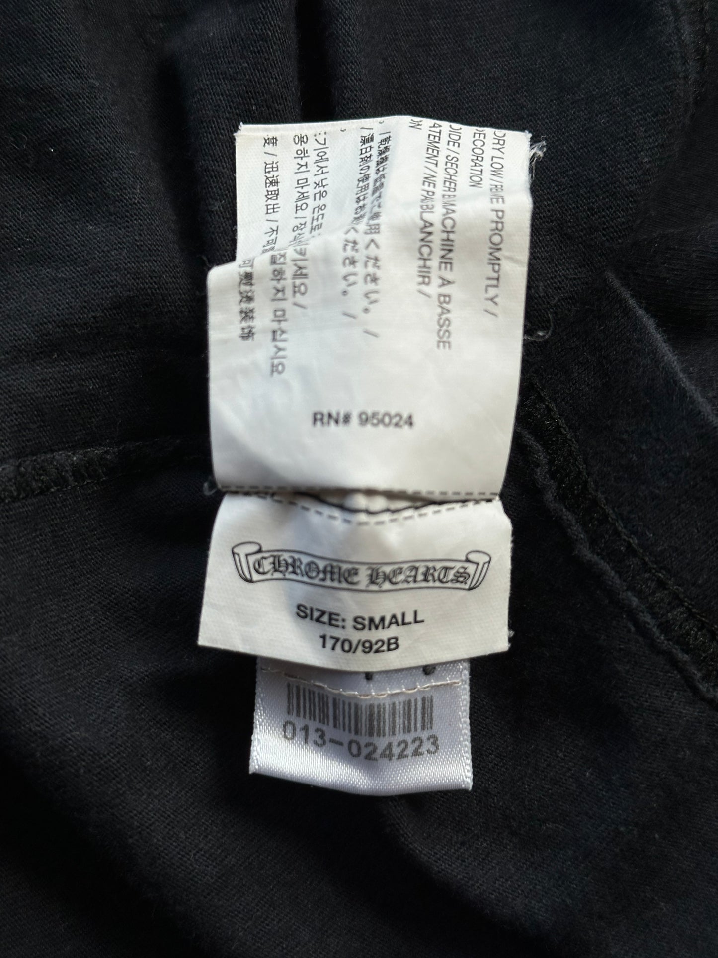 Chrome Hearts Silver Horseshoe Logo T-Shirt