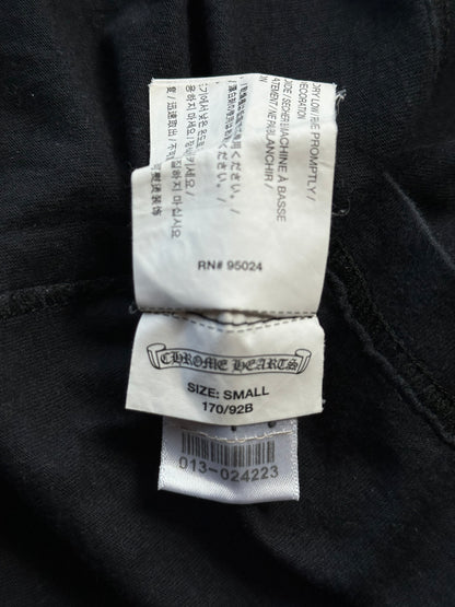 Chrome Hearts Silver Horseshoe Logo T-Shirt