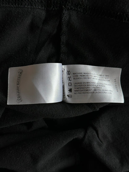 Chrome Hearts Black & White Scroll Logo T-Shirt
