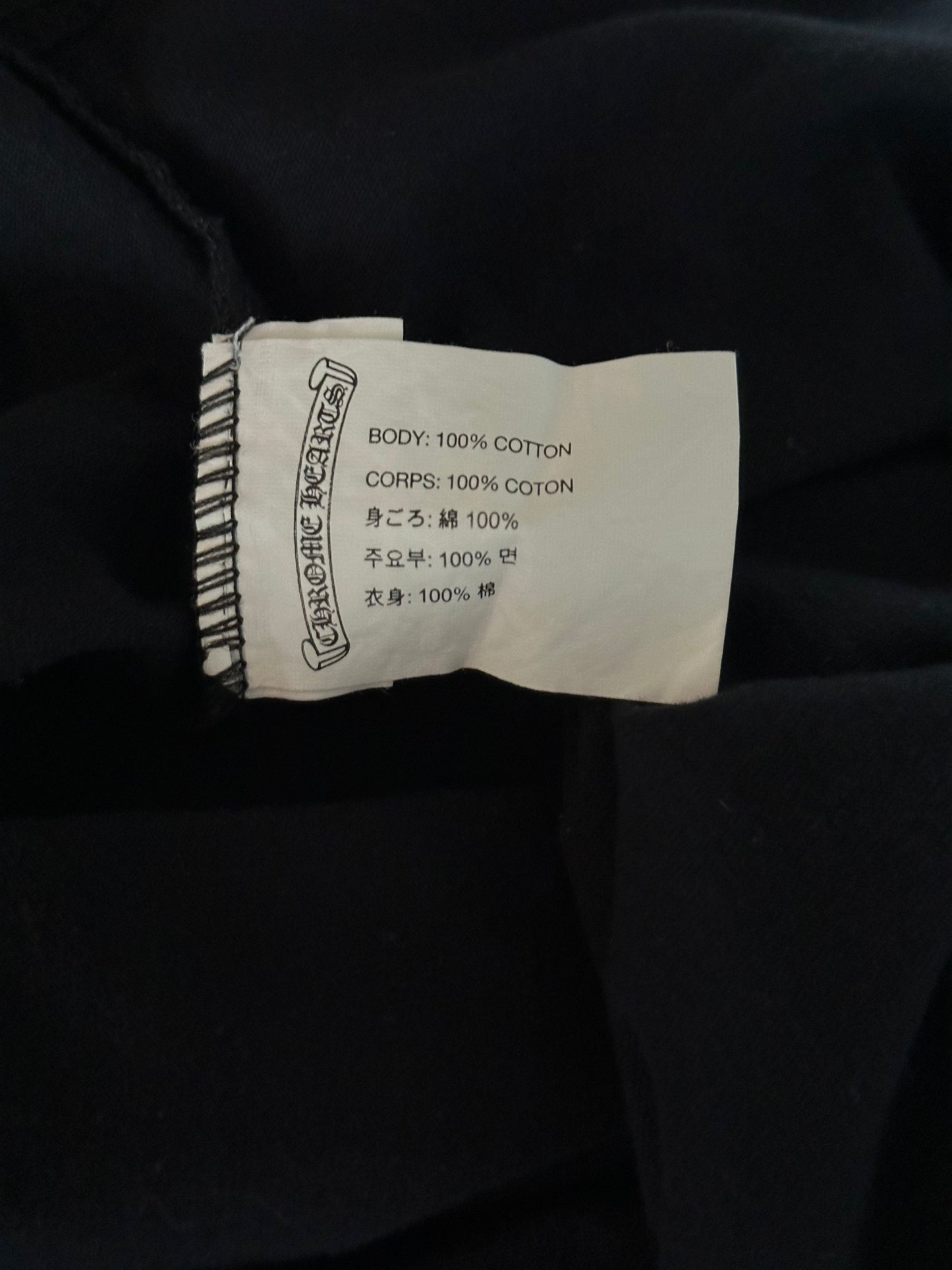 Chrome Hearts Black & White Star T-Shirt