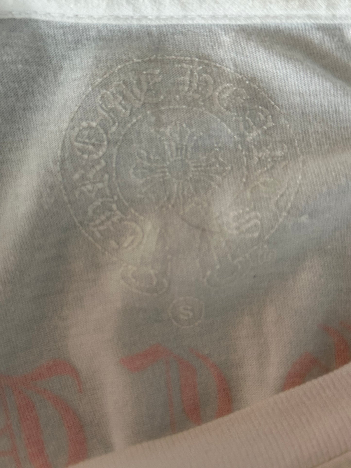 Chrome Hearts White & Red Made In Hollywood T-Shirt