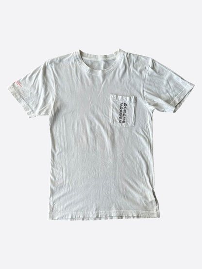 Chrome Hearts White & Red Made In Hollywood T-Shirt