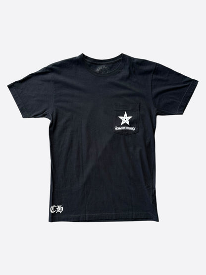 Chrome Hearts Black & White Star T-Shirt
