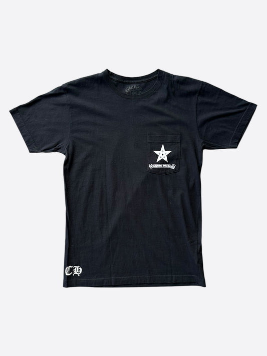 Chrome Hearts Black & White Star T-Shirt