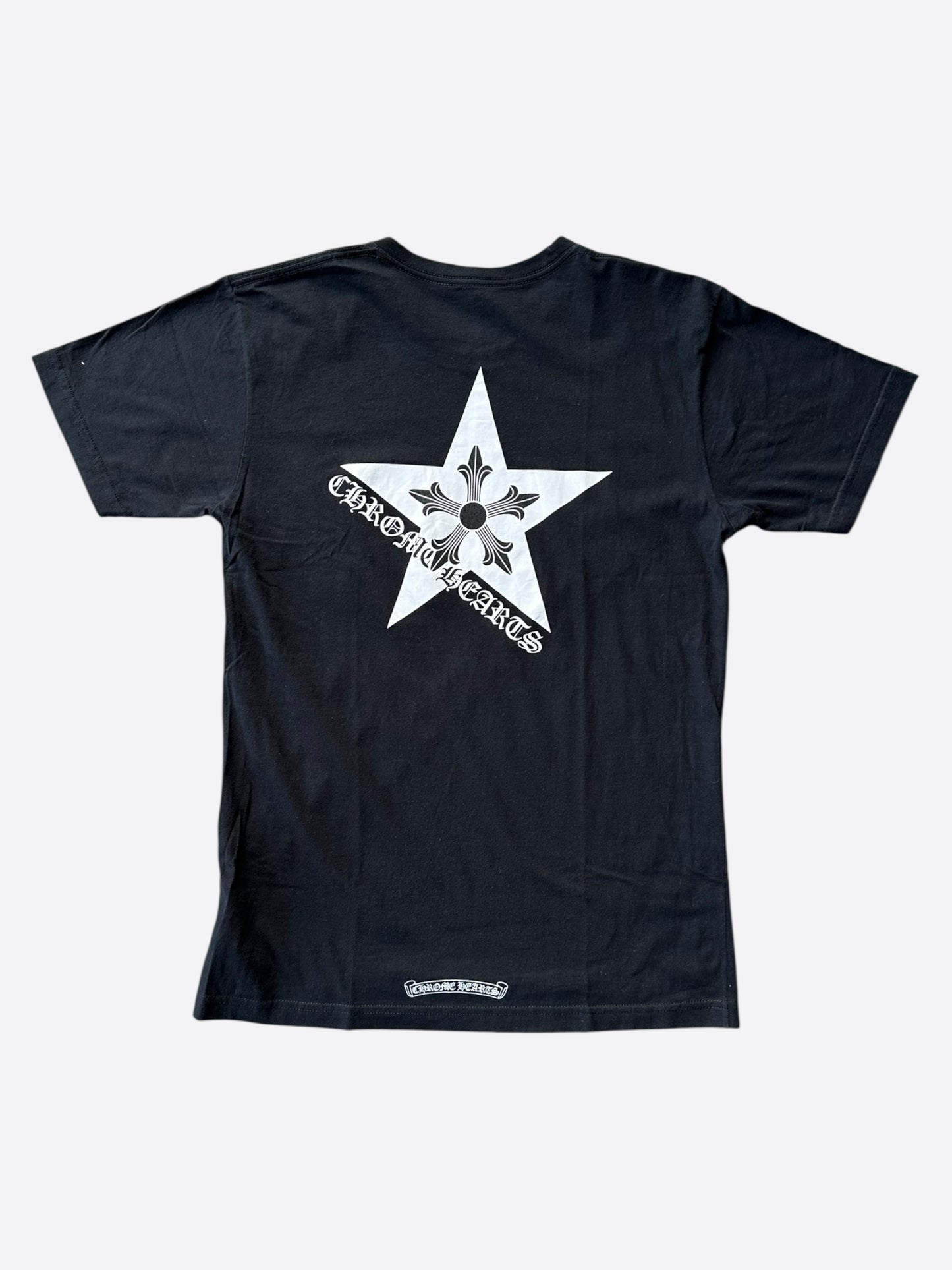 Chrome Hearts Black & White Star T-Shirt