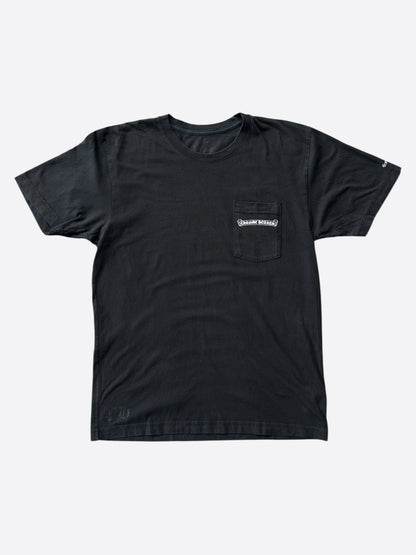 Chrome Hearts Black & White Scroll Logo T-Shirt