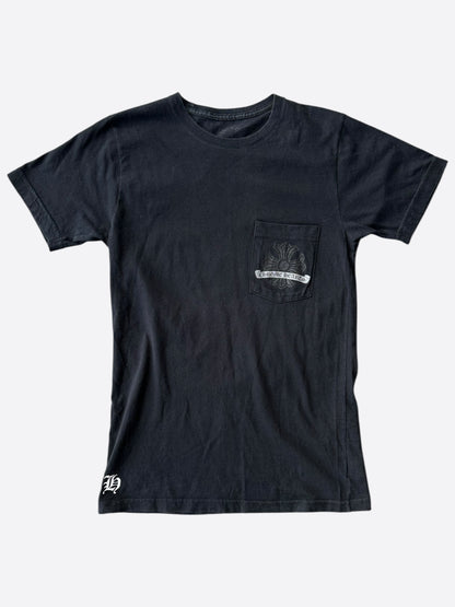 Chrome Hearts Silver Horseshoe Logo T-Shirt