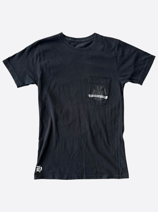 Chrome Hearts Silver Horseshoe Logo T-Shirt