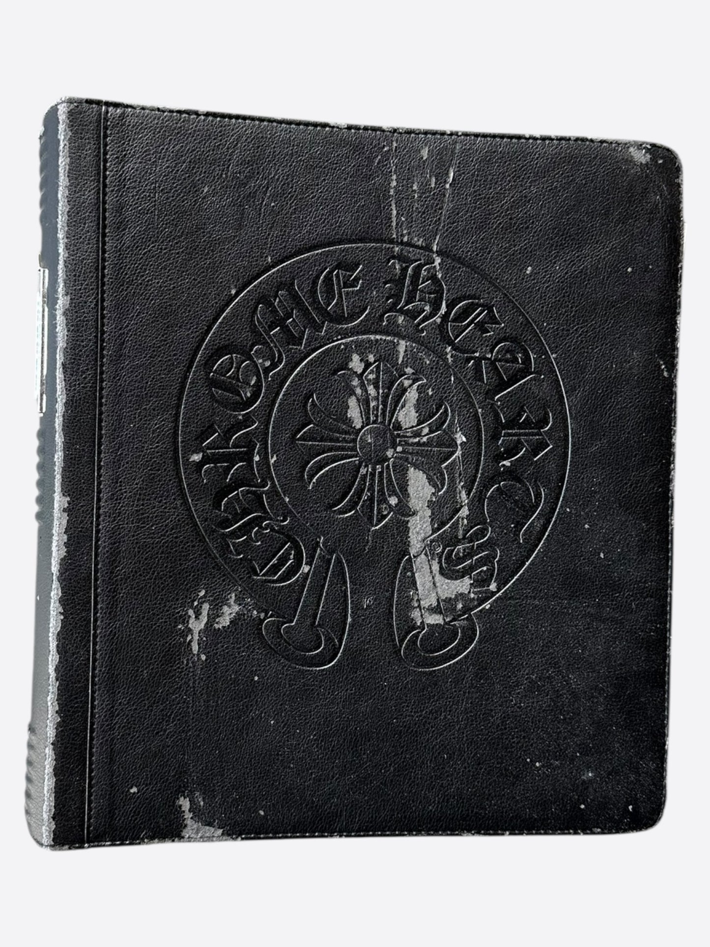 Chrome Hearts Black Leather Binder