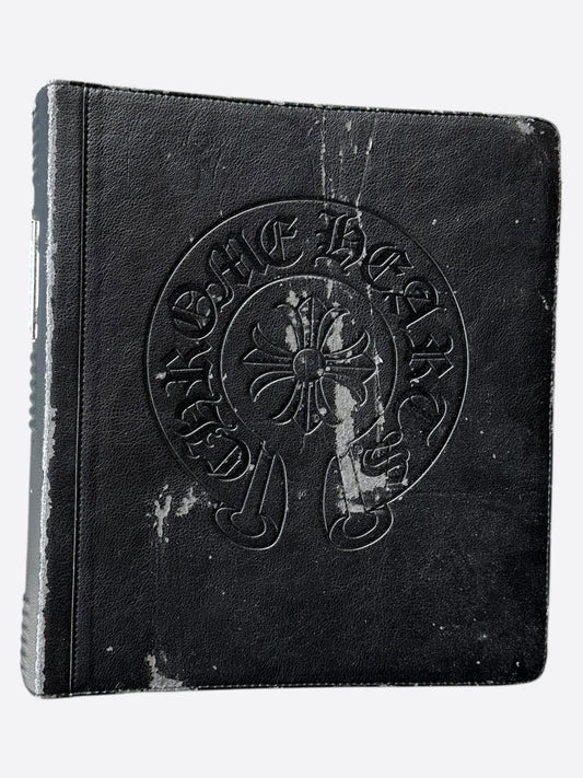 Chrome Hearts Black Leather Binder