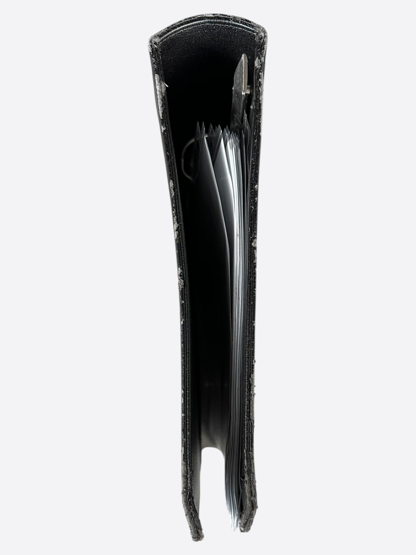 Chrome Hearts Black Leather Binder