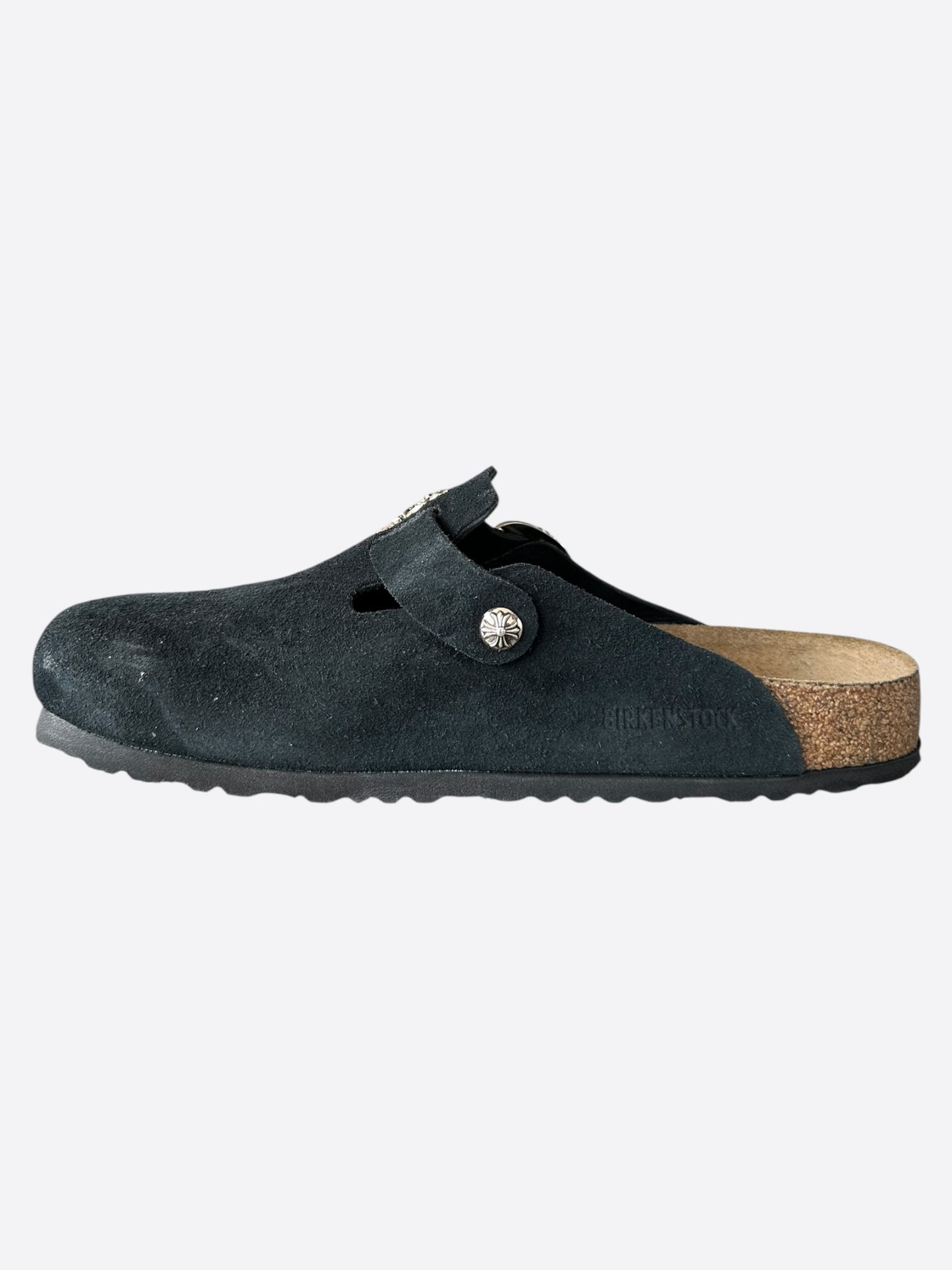 Chrome Hearts Black & Silver Dagger Birkenstocks