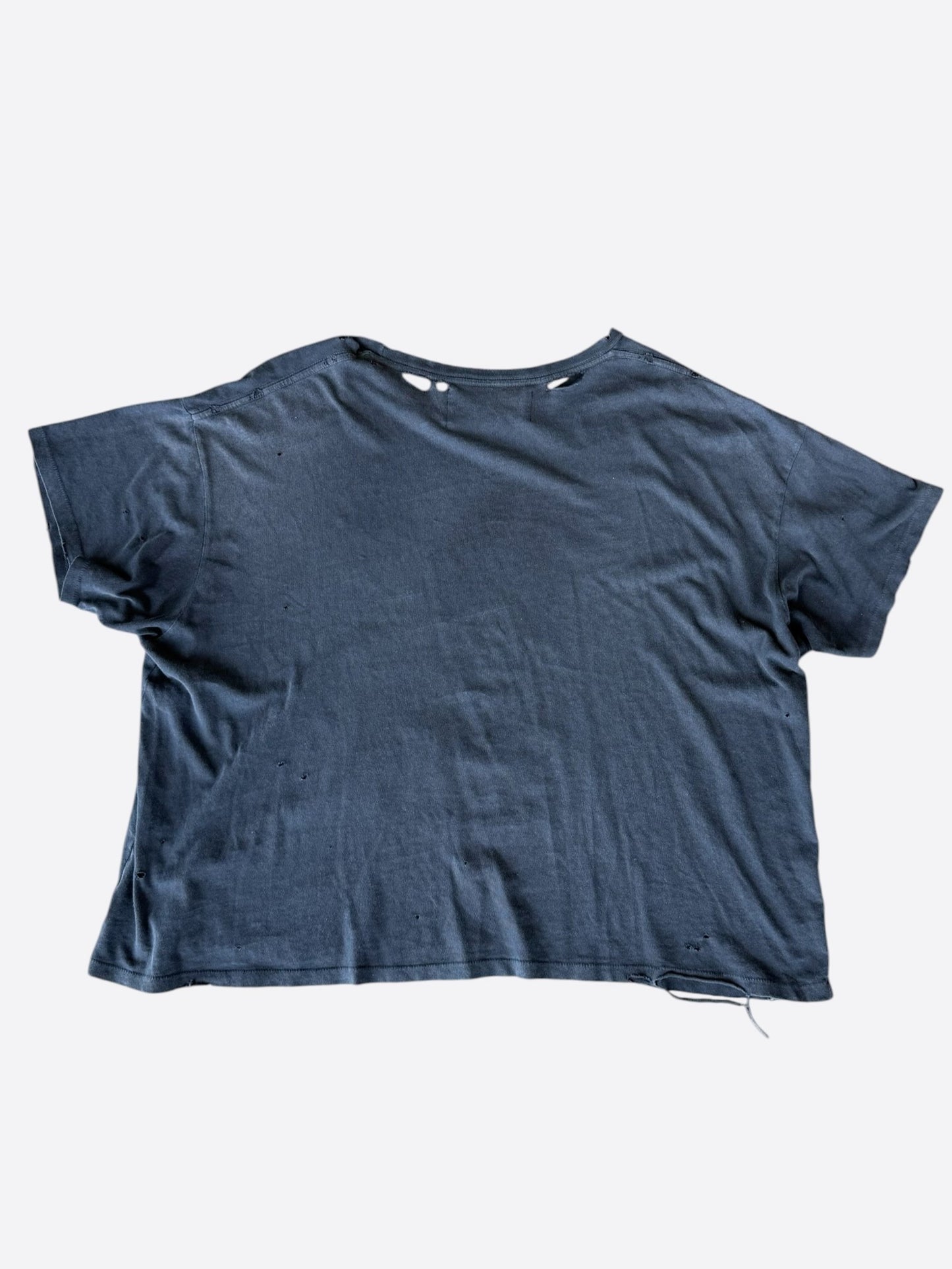 Paly Navy & White Loves Of Liz Graphic Distressed T-Shirt