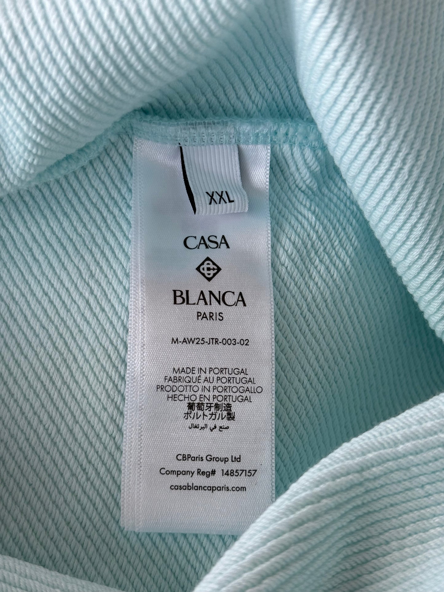 Casablanca Blue Manga Tennis Ball Logo Shorts