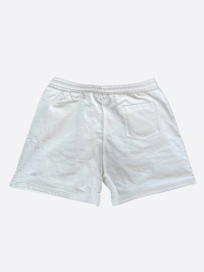 Casablanca White & Multicolor Le Jeu Embroidered Logo Shorts