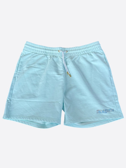 Casablanca Blue Manga Tennis Ball Logo Shorts