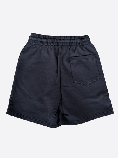 Casablanca Black & Red Diamond Patch Shorts