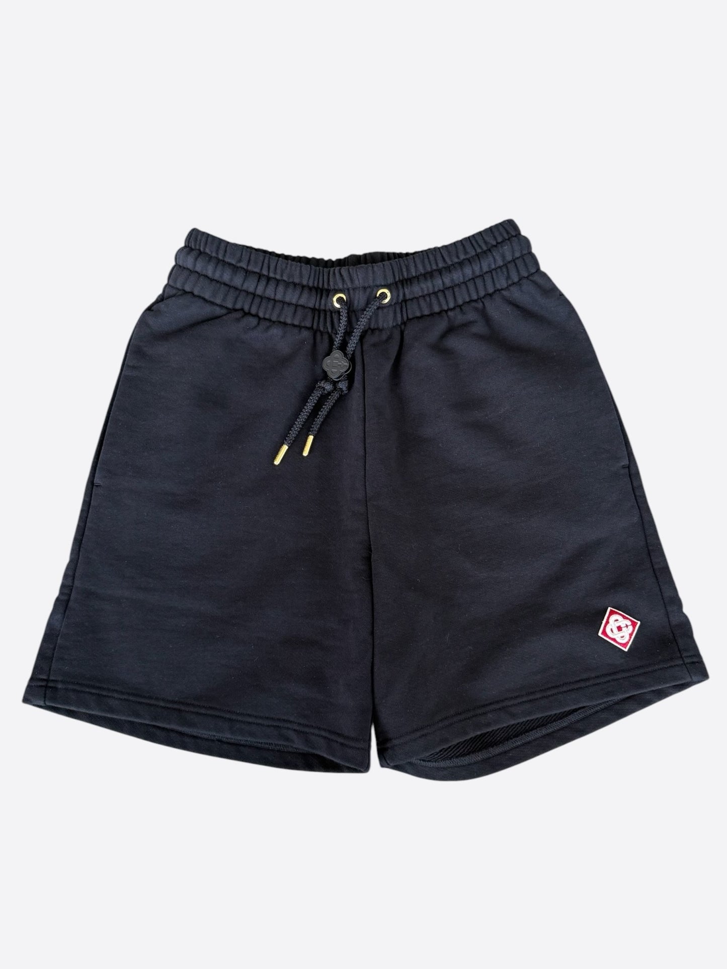 Casablanca Black & Red Diamond Patch Shorts